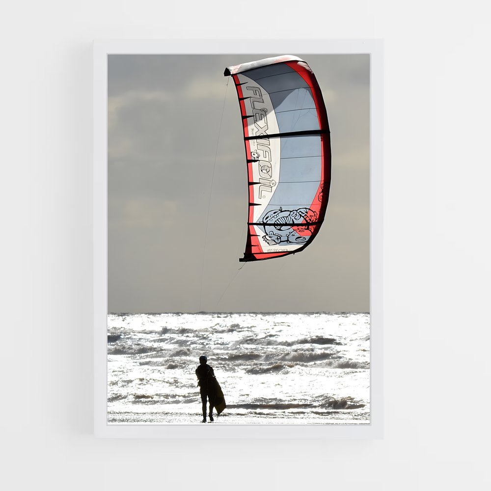 Poster Parade à Fortaleza – affiche Kitesurf (vue 3)
